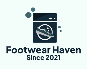 Sneaker Cleaning Laundry  logo design