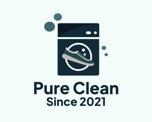 Sneaker Cleaning Laundry  logo design