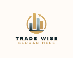 Trader - Finance Trader Consultant logo design