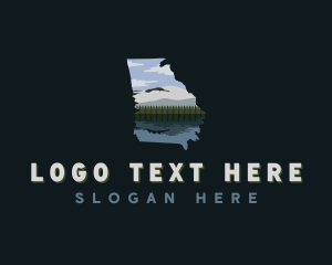 Map - Stone Mountain Georgia logo design