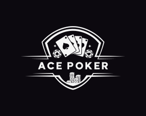 Poker - Poker Shield Casino logo design