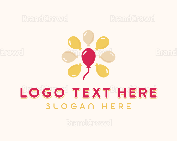 Balloon Birthday Party Logo