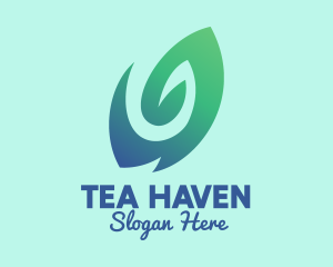 Herbal Tea - Nature Leaf Herbal Spa logo design