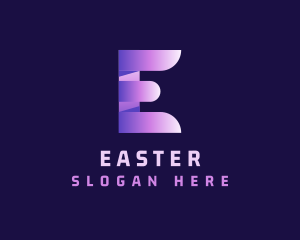 Application - Startup 3D Letter E logo design