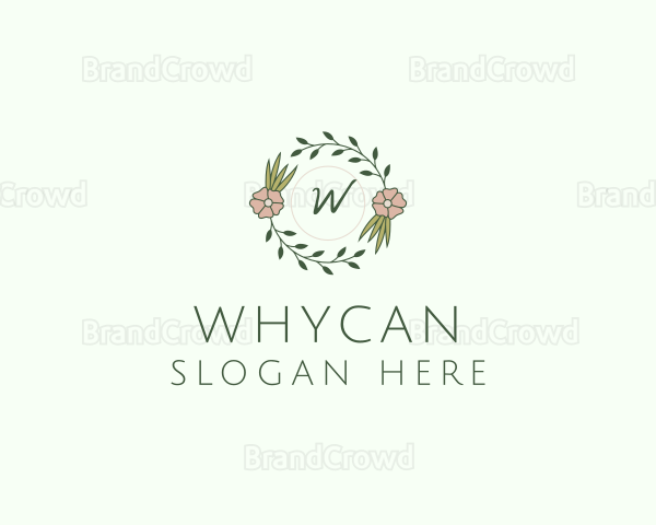 Floral Event Styling Lettermark Logo