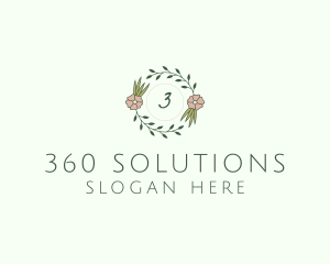 Floral Event Styling Lettermark logo design