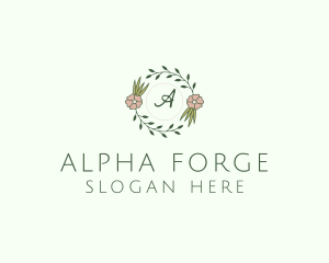 Floral Event Styling Lettermark logo design