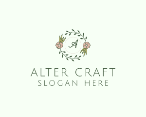 Floral Event Styling Lettermark logo design