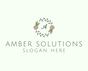 Floral Event Styling Lettermark logo design