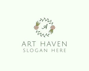 Floral Event Styling Lettermark logo design