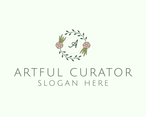 Floral Event Styling Lettermark logo design