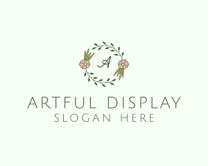 Floral Event Styling Lettermark logo design