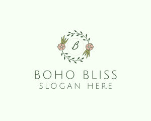 Floral Event Styling Lettermark logo design