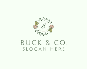 Floral Event Styling Lettermark logo design