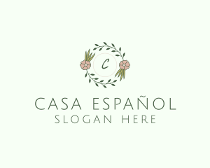 Floral Event Styling Lettermark logo design