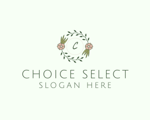 Floral Event Styling Lettermark logo design