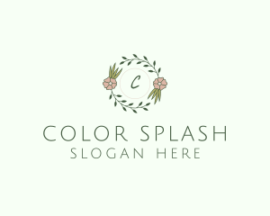 Floral Event Styling Lettermark logo design