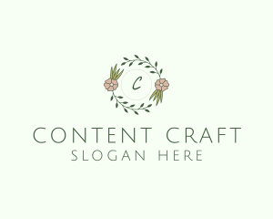 Floral Event Styling Lettermark logo design