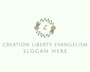 Floral Event Styling Lettermark logo design