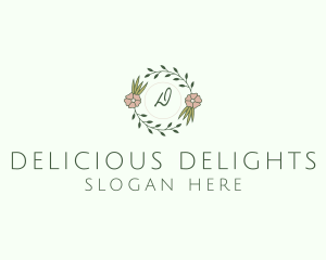 Floral Event Styling Lettermark logo design