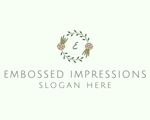 Floral Event Styling Lettermark logo design