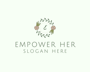 Floral Event Styling Lettermark logo design