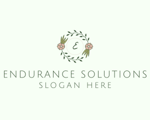 Floral Event Styling Lettermark logo design