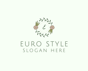 Floral Event Styling Lettermark logo design