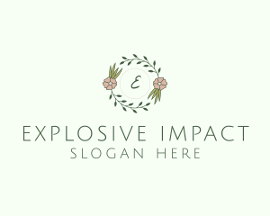 Floral Event Styling Lettermark logo design