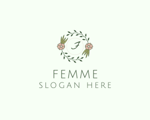 Floral Event Styling Lettermark logo design