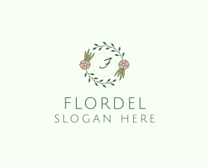 Floral Event Styling Lettermark logo design