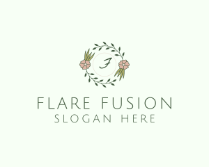 Floral Event Styling Lettermark logo design