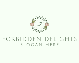 Floral Event Styling Lettermark logo design