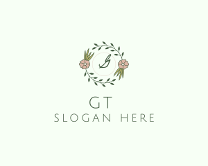 Floral Event Styling Lettermark logo design