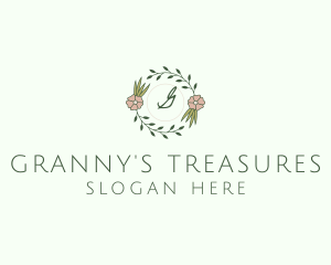 Floral Event Styling Lettermark logo design