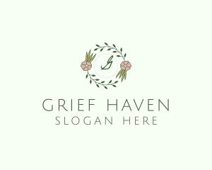 Floral Event Styling Lettermark logo design