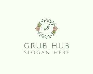 Floral Event Styling Lettermark logo design