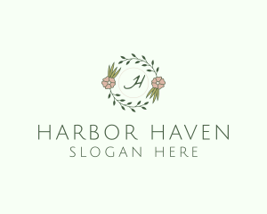 Floral Event Styling Lettermark logo design