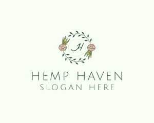 Floral Event Styling Lettermark logo design