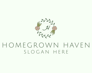 Floral Event Styling Lettermark logo design