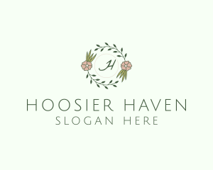 Floral Event Styling Lettermark logo design