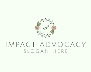 Floral Event Styling Lettermark logo design