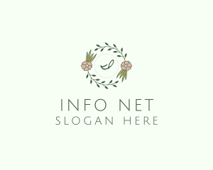 Floral Event Styling Lettermark logo design