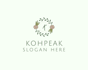 Floral Event Styling Lettermark logo design