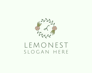 Floral Event Styling Lettermark logo design