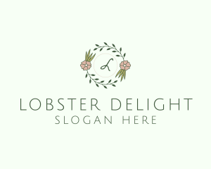 Floral Event Styling Lettermark logo design