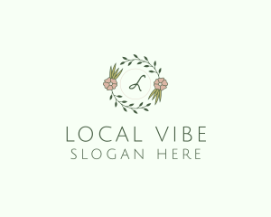 Floral Event Styling Lettermark logo design