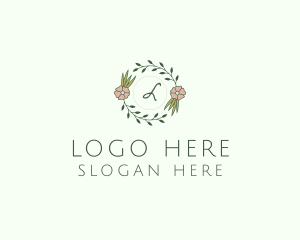 Floral Event Styling Lettermark logo design