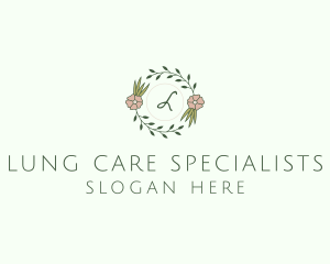 Floral Event Styling Lettermark logo design