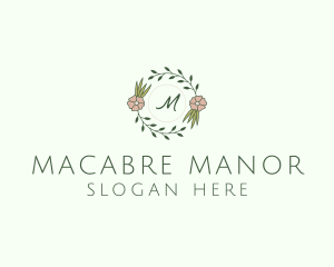 Floral Event Styling Lettermark logo design